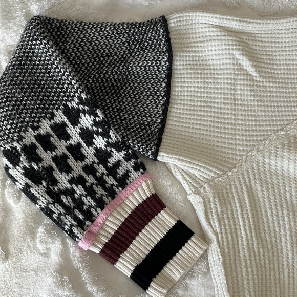 We the Free Sweater Jumper Knit Waffle Extra Large - Picture 8 of 9